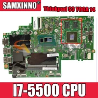 akemy for lenovo thinkpad s3 yoga 14 13323 2 448 01110 0021 laptop motherboard cpu i7 5500 ddr3 100 test work