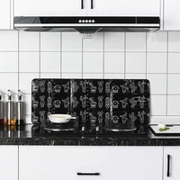 folding splatter splash guard frying folding oil splatter gas for kitchen stove panels stove protect splash p r7v7