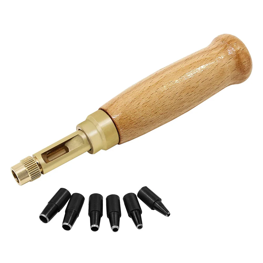 Автоматический винтовой дырокол для ремня бесшумный вращающийся стальной