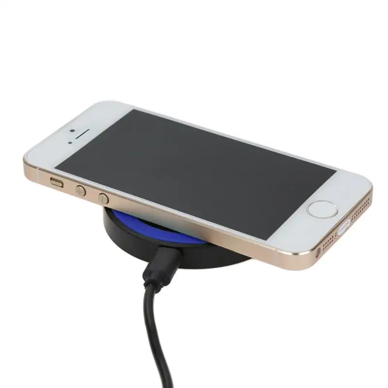 universal qi wireless charger fast wireless charging pad induction wirless charger adapter receiver chargeur sans free global shipping