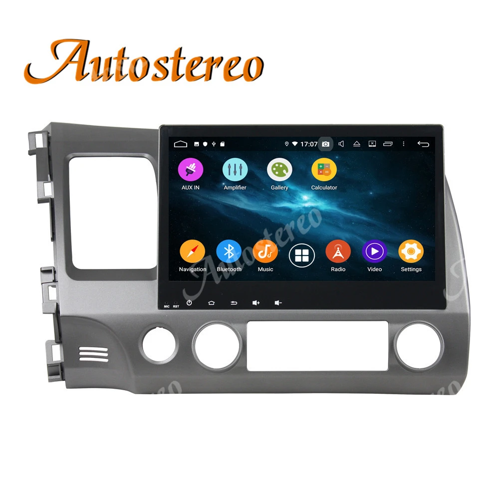 8 Core Android10 Car No DVD Player GPS Navigation For Honda Civic 2006-2011 Multimedia Auto Radio Headunit RHD Dashboard | Автомобили и