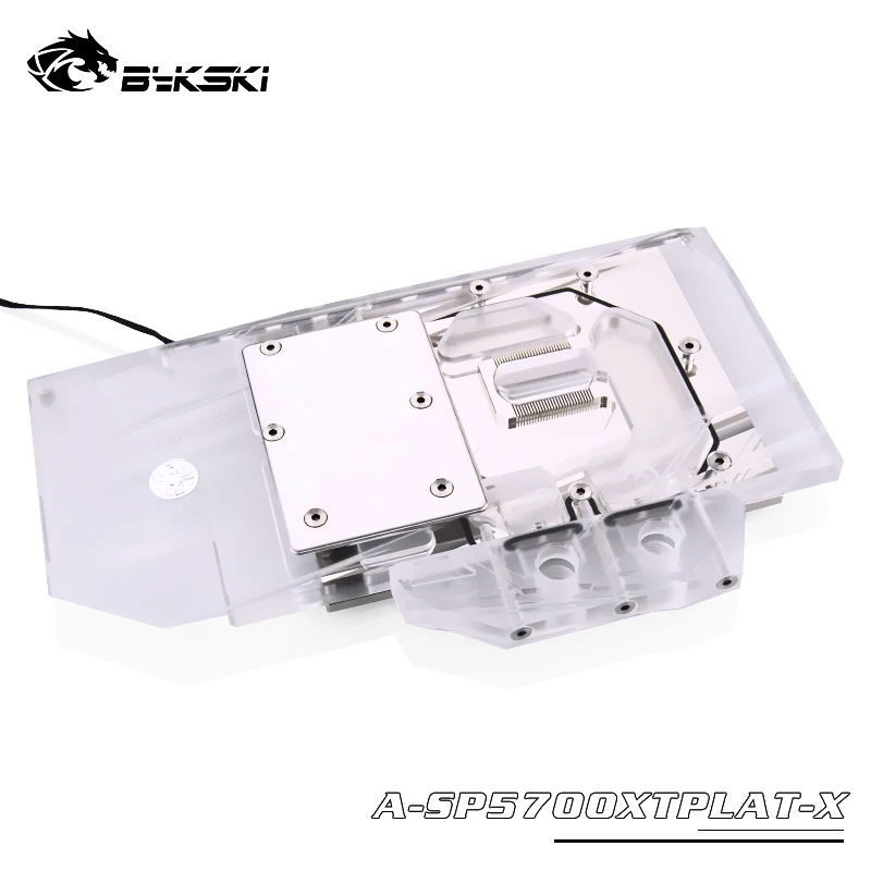 Водный блок Bykski GPU для Sapphire Radeon RX 5700 XT Nitro графическая карта MOBO AURA SYNC 12 В/5 В с