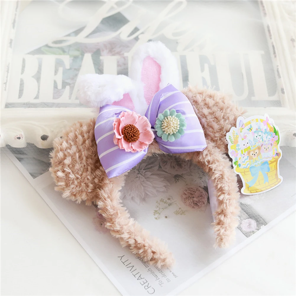 

2020 New Easter Girls Cartoon Plush Bear Ear Hairband Headbands Kids Hair Bands Hair Accessories