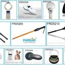 Various kinds of pet EID ear tag RFID Animal chip Reader 125khz/134.2KHz storage cat dogs vet scanner microchip reader