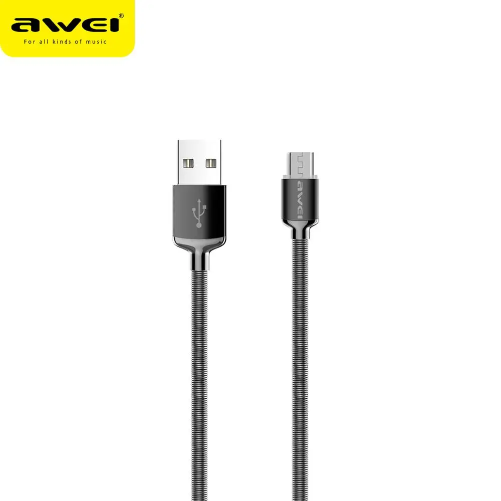 Наушники-вкладыши AWEI CL-27 кабеля для передачи данных 30 см с металлическими