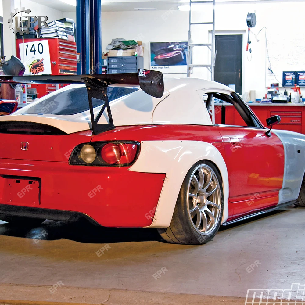 Для Honda S2000 SP Стиль Стекло волокно заднее крыло Набор для арки (+ 30 мм) волокна сзади