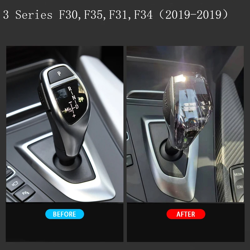 Ручка рычага переключения передач LS AUTO Crystal для BMW F20 F21 F22 F23 F30 F35 F31 F34 F32 F33 F36|Ручка