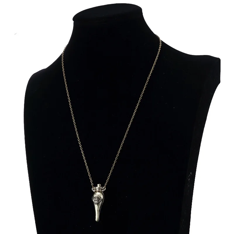 Мини-чехол для таблеток металлическая цепочка ожерелья подвеска лекарств