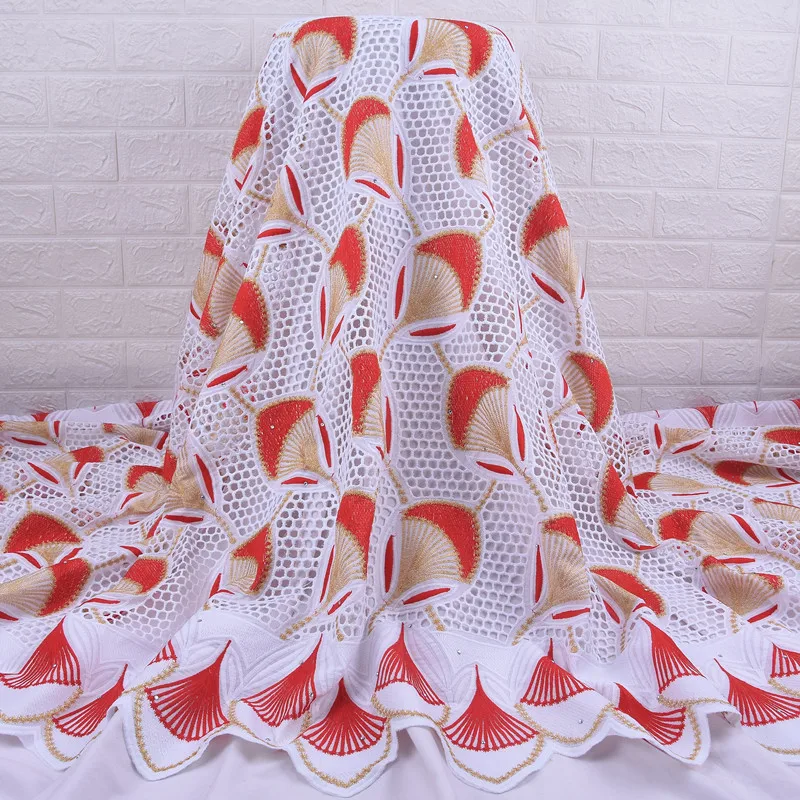 Высококачественная швейцарская вуаль Zhenguiru хлопчатобумажная африканская