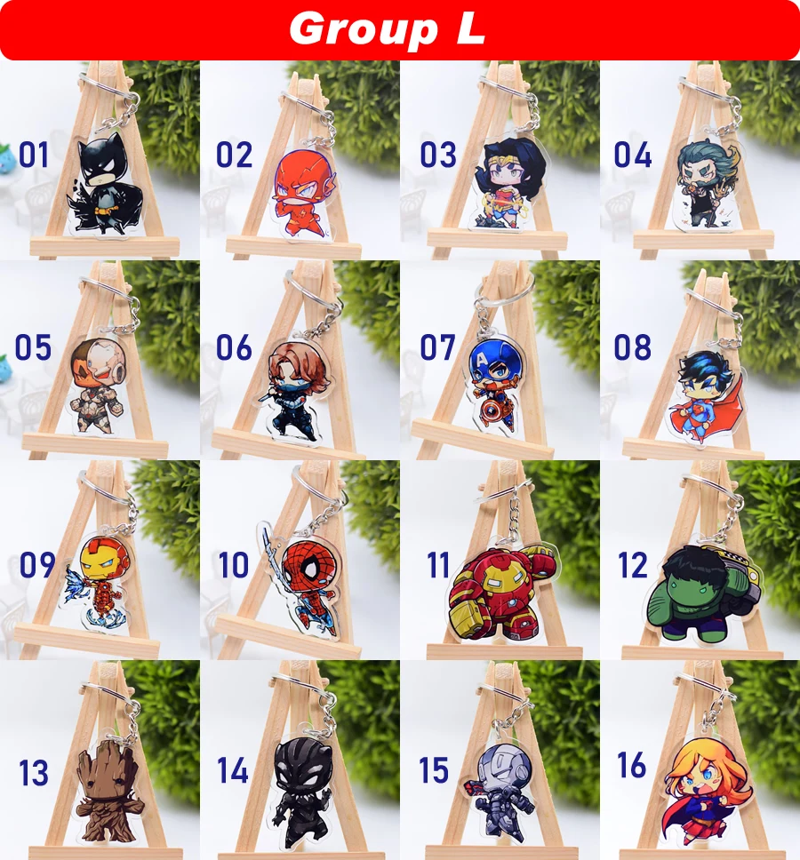 Горячая Распродажа аниме-брелок для ключей Chibi брелок 1 шт. Высокое качество Мультфильм брелок аксессуары амулеты акриловая подвеска часть одна