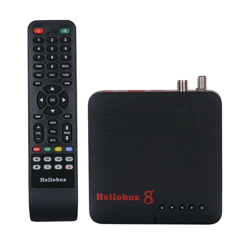 

Hellobox 8 Receiver Satellite DVB-T2 DVB S2 Combo TV Box Tuner Support TV Play On Phone Satellite TV Receiver(EU Plug)