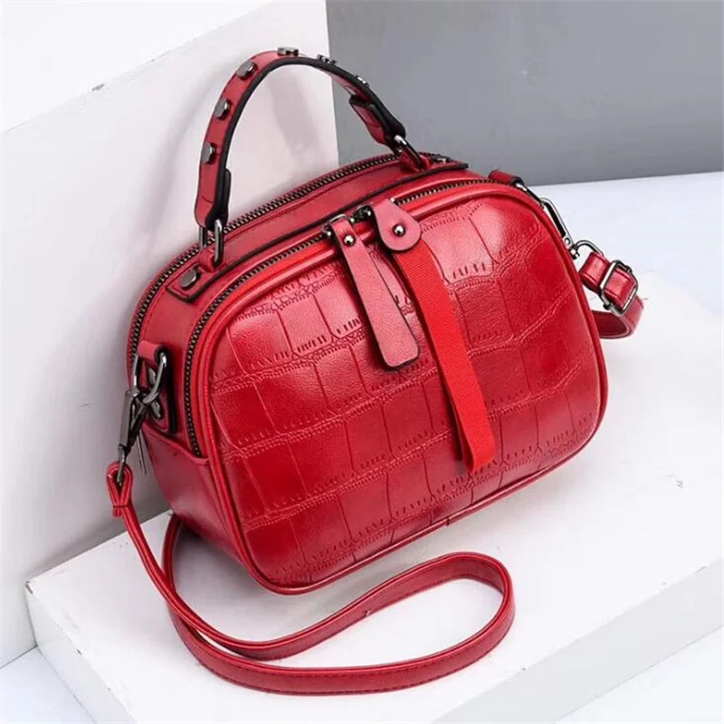 

Повседневная сумка-мессенджер из искусственной кожи, женская сумка через плечо, женская сумка, сумки через плечо в стиле ретро, сумки с закл...