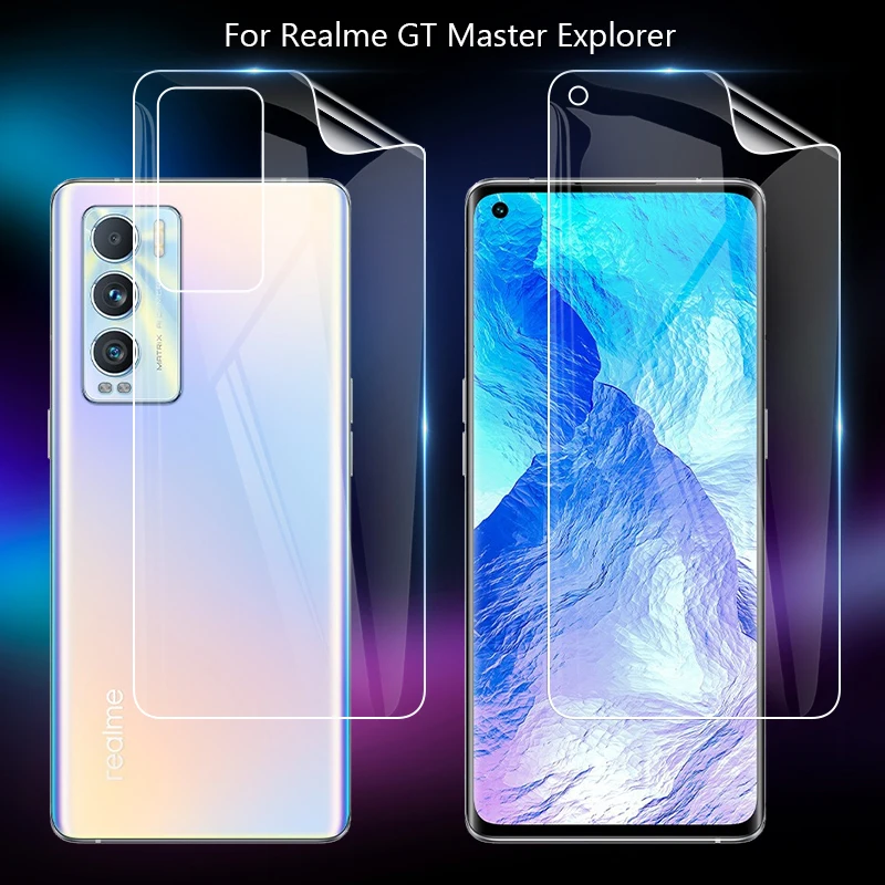 Прозрачная ТПУ/матовая Гидрогелевая Защитная пленка для экрана с полным