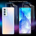 Прозрачная ТПУматовая Гидрогелевая Защитная пленка для экрана с полным покрытием и защитой от отпечатков пальцев для Realme GT Master Explorer (не стекло)