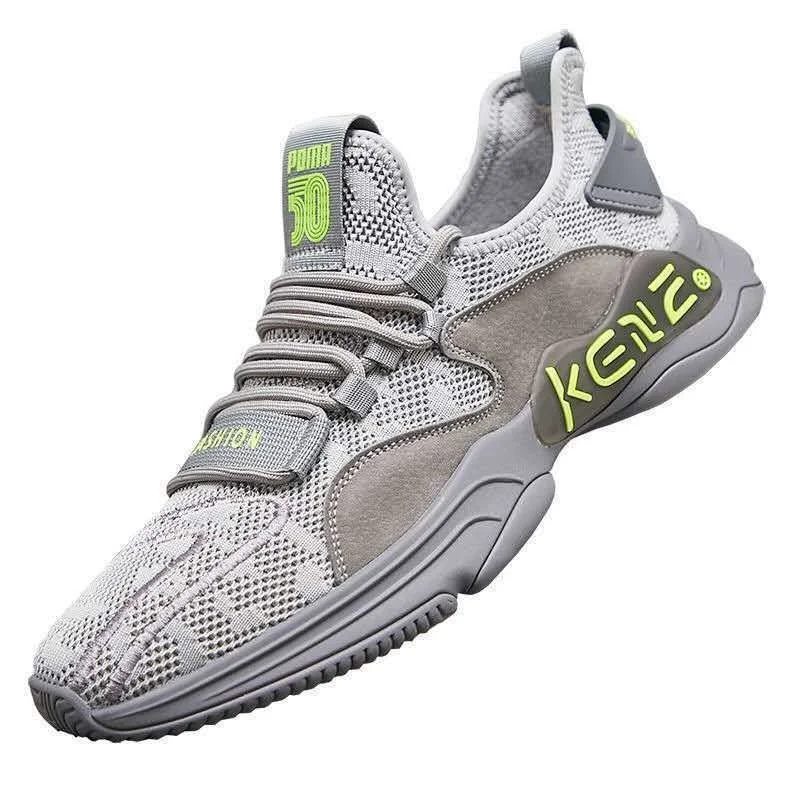 

Running Shoes Summer sports 2021 new fashion student light casual flying woven men's shoes