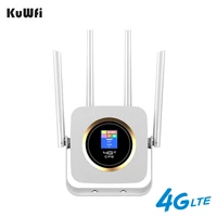 kuwfi 4g router sim buit in power bank wifi router unlocked 3g4g cpe cat4 150mbps mobile wifi hotspot with sim card slot