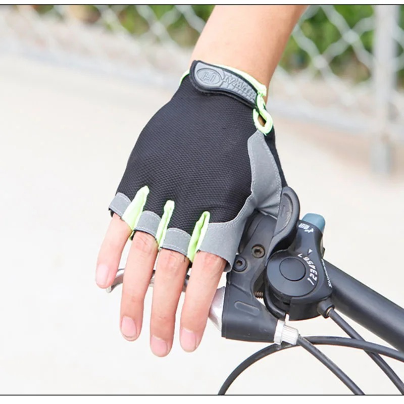

Bike gloves Wear-resistant and breathable Cycling gloves Washable Half finger Cycling Equipment Breathable bicycle accessorie
