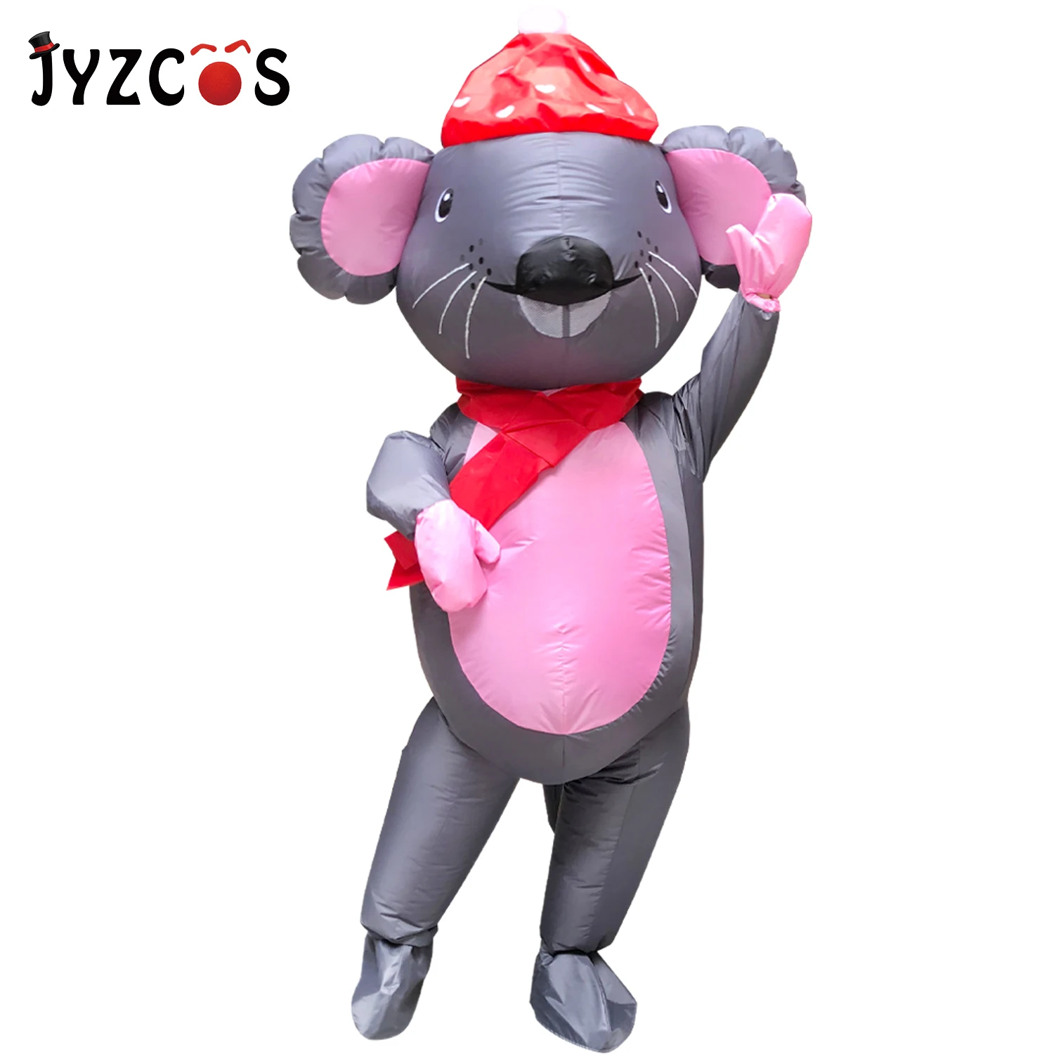 JYZCOS надувные костюмы для взрослых пар мышей крыс животных Хэллоуин Рождество