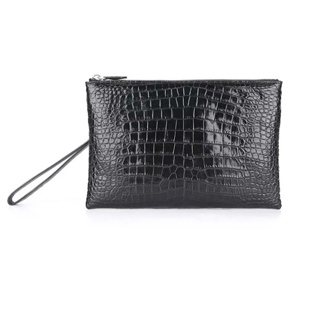 

madun new crocodile male handbags Thailand Siamese crocodile Hand bag business leisure men envelope bag men cltuch bag