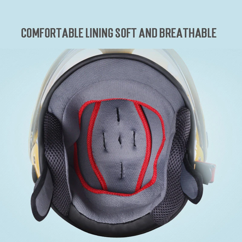 Детские мотоциклетные шлемы на половину лица для езды велосипеде с милым