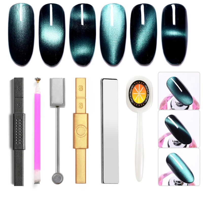 Золотая магнитная палка 1 шт. многофункциональная Магнитная для кошачий глаз УФ