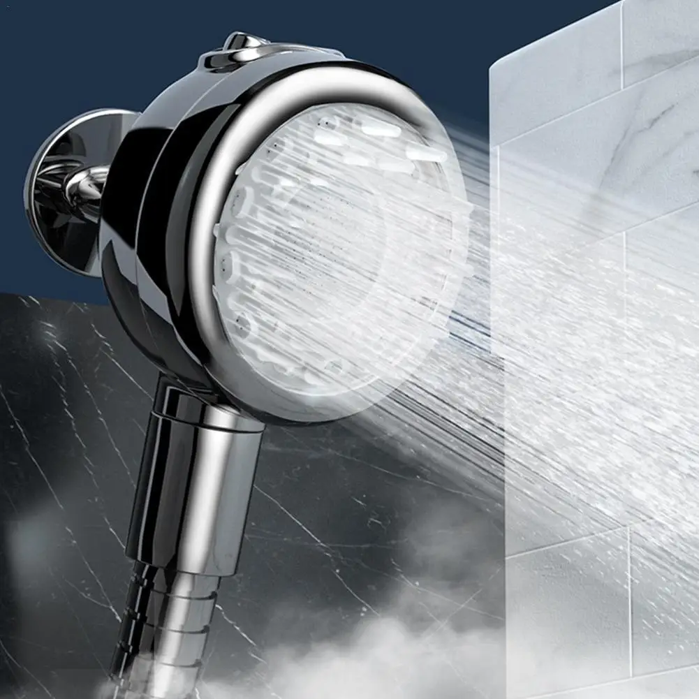 

1/2"port High Pressure Shower 3Mode Adjustable Spray Handheld Shower Head with Silica Gel Massage Shower Head Massage Scalp Skin
