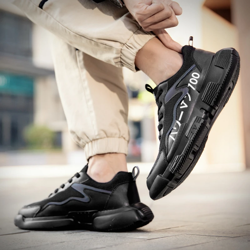 

Classic Sneakers Shoes Men Breathable White Shoes New Trendy Hot Style Luxury Fashion Lace-Up Comfortable Male Shoe 2020