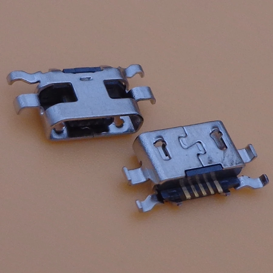 

10pcs/lot Micro mini Usb Charger Charging jack socket Connector Plug Dock Port Tail replacement repair parts 5pin For ZTE Z970