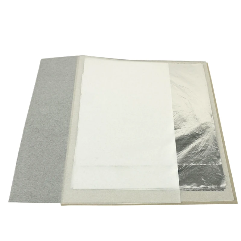 Китайский 5000 шт./кор. в россыпь имитация серебряные листы Алюминий Фольга Бумага