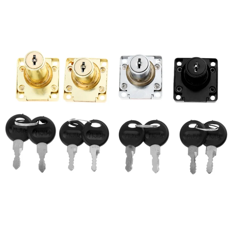 Замки для ящиков из цинкового сплава с 2 ключами замки дверей шкафов офиса стола