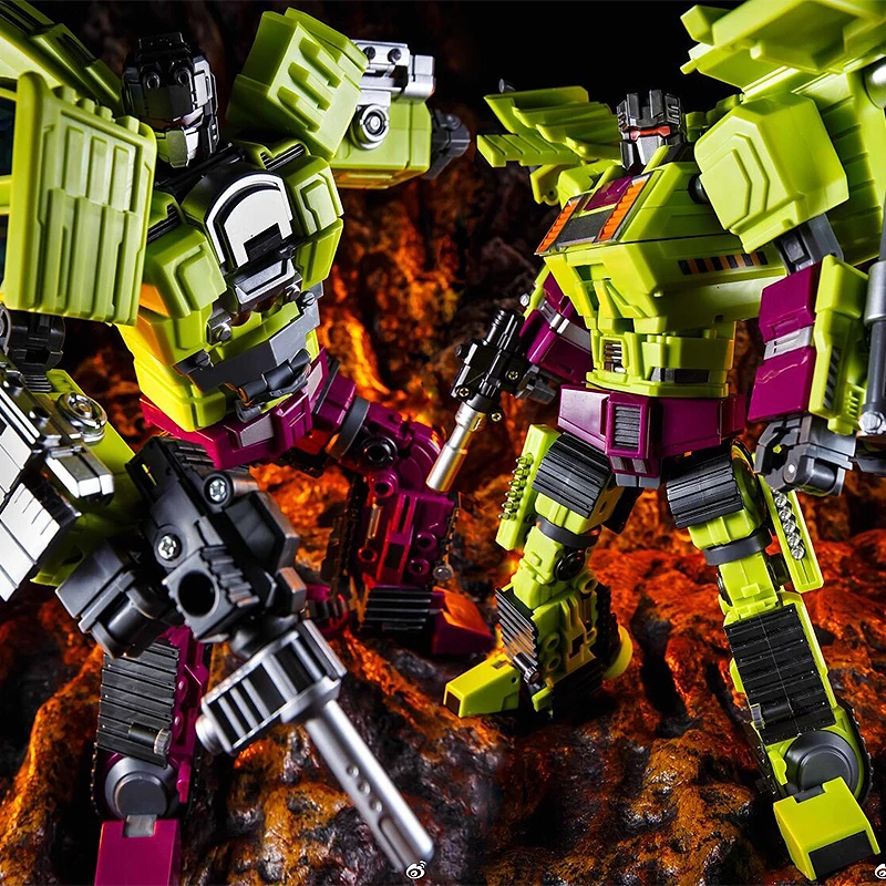 JINBAO трансформация G1 Devastator 6 в 1 негабаритных ко Bonecrusher грузовики крюк гравитационный скребок фигурка робот игрушки модель