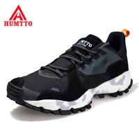 humtto camping hiking shoes men breathable non slip hunting shoes mens outdoor climbing trekking black women leather sneakers