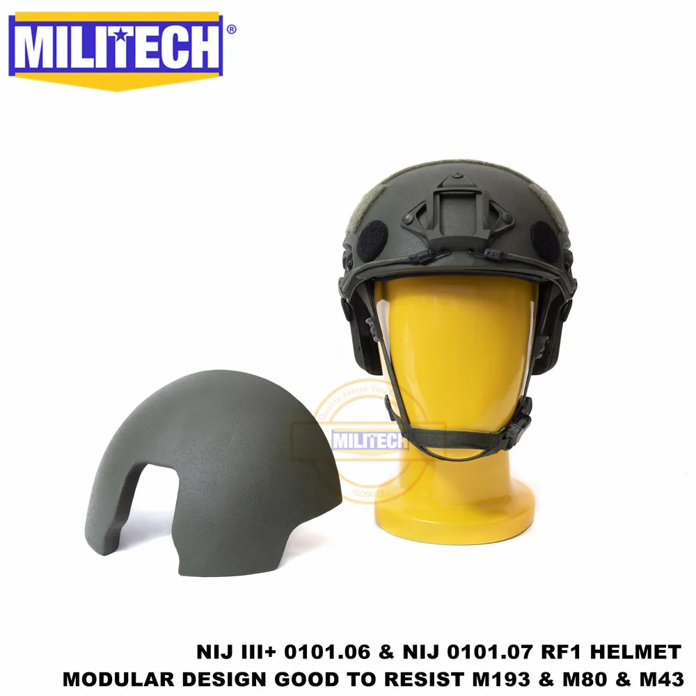 MILITECH NIJ III+ NIJ 0101,07 RF1 модульный Tacti FAST OD 3 в 1 червячный циферблат лайнер высокая XP Cut пуленепробиваемый арамидный баллистический шлем