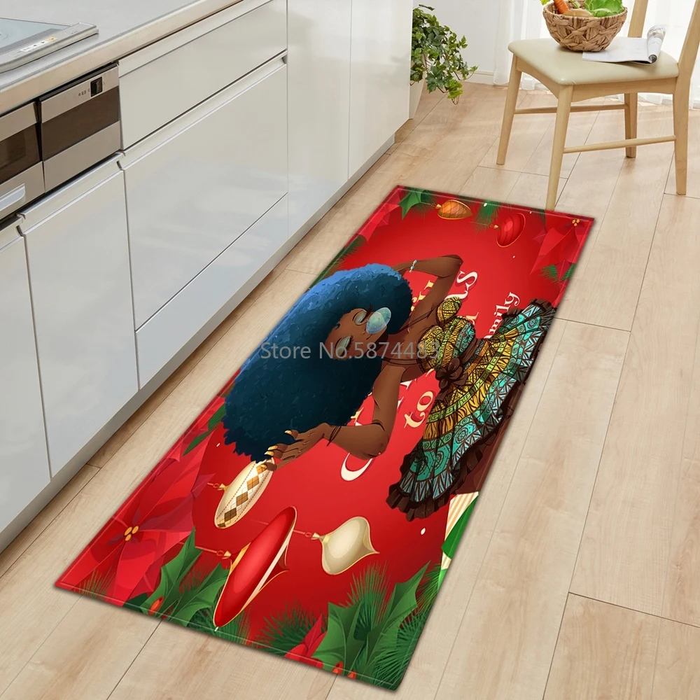 Девушка шаблон кухонный коврик входная дверь для гостиной спальни прихожей