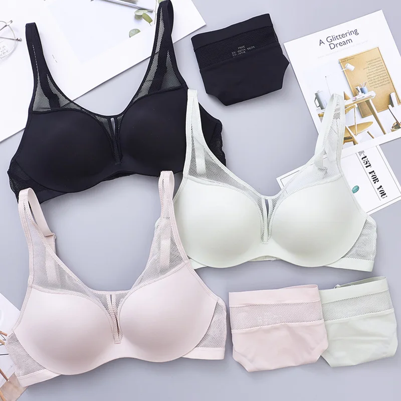 Бесшовный бюстгальтер увеличивающий грудь сексуальный Комлект нижнего белья