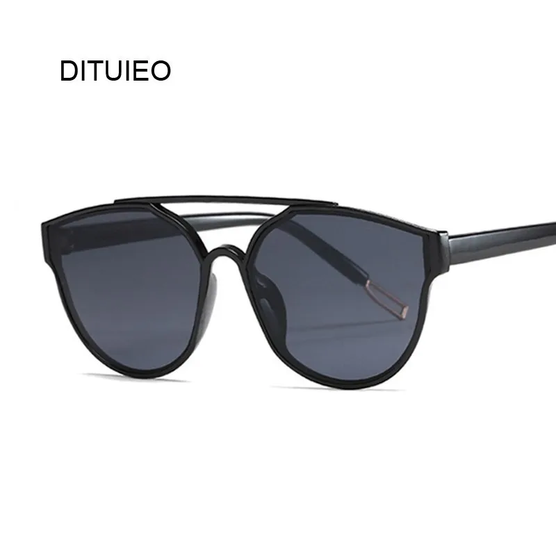 Солнцезащитные очки женские кошачий глаз зеркальные плоские | Аксессуары для