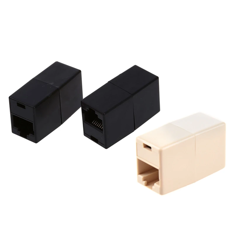 20 шт. муфты: 10 RJ45 Cat5 муфты Joiners Gender Changers и пластиковые 8P8C женские LAN Bla | Компьютеры