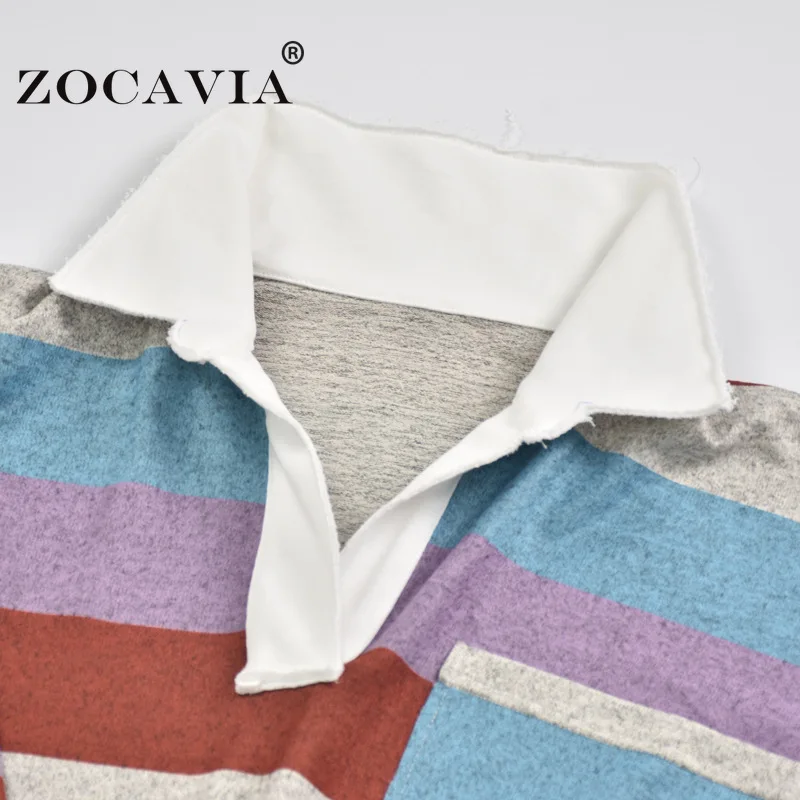 

Color Block Stripe Sweatshirt Kawaii Women's Clothing 2021 Autumn Women's Sweatshirt 2021 Loose Tops Korean Fashion Sweatshirts