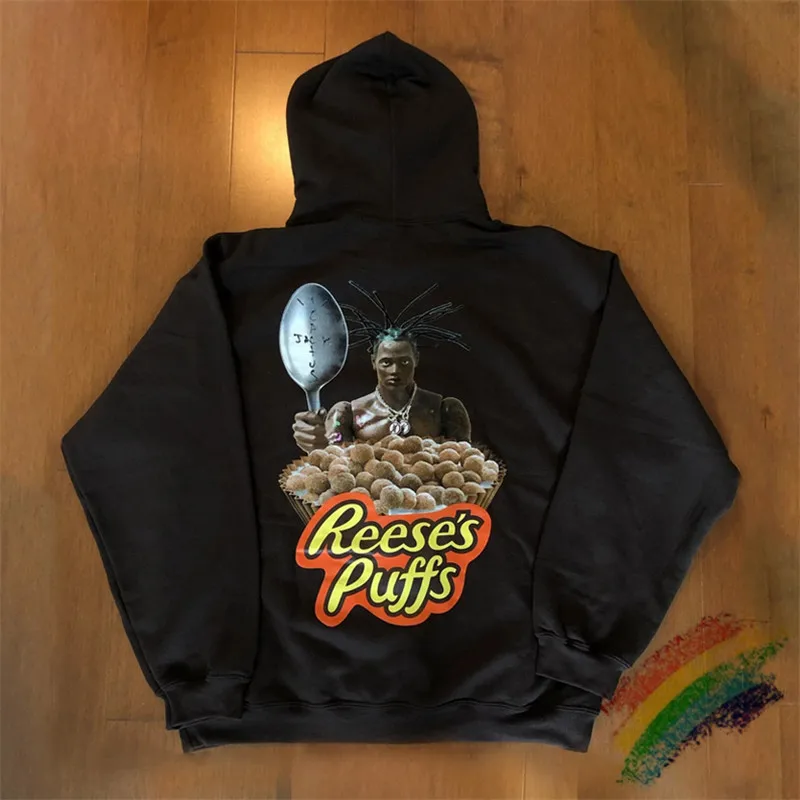 Толстовка с капюшоном для мужчин и женщин Трэвис Скотт R eeses P uffs Enjoy Today Astroworld