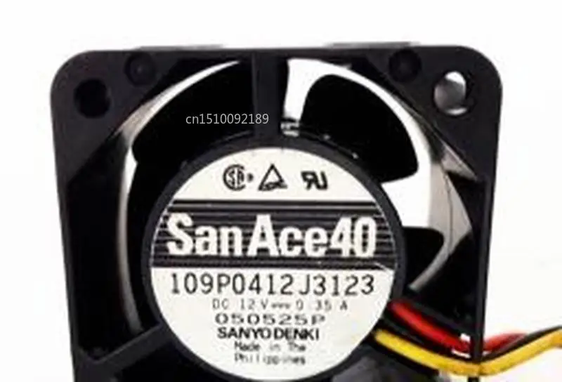 

For SANYO DENKI 109P0412J3153 DC12V 0.35A 3pin 3wire 4028 40X40X28MM Cooling Fan Free shipping
