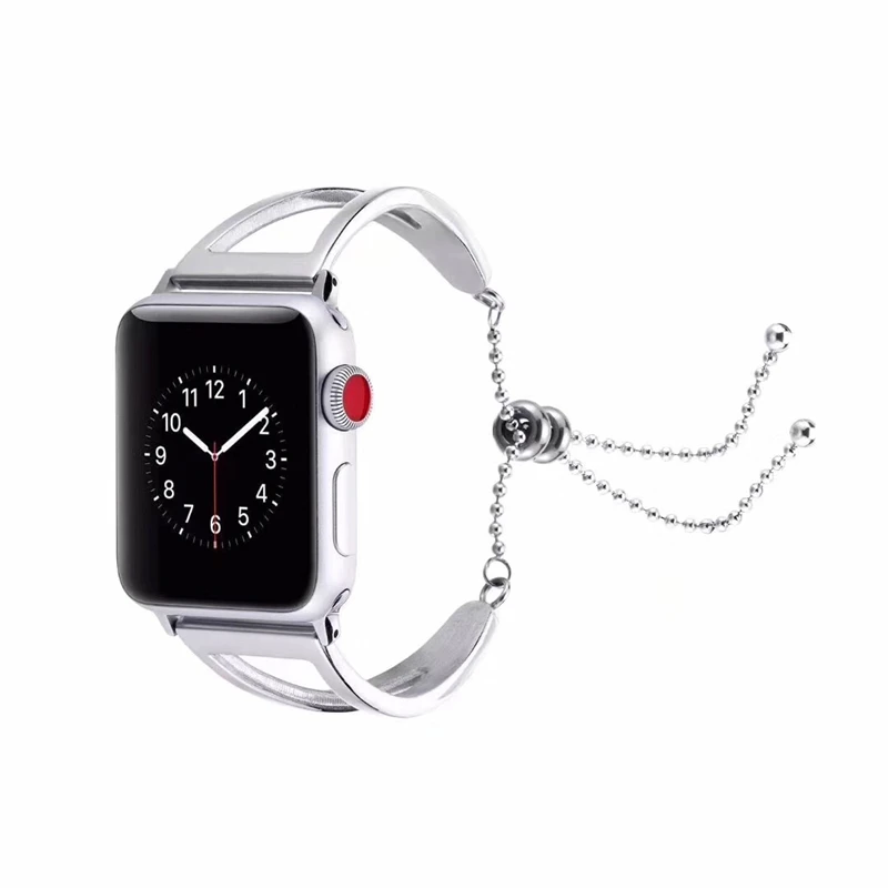 Ремешок металлический для Apple Watch Series 6 5 4 44 мм 40 женский браслет наручных часов iWatch