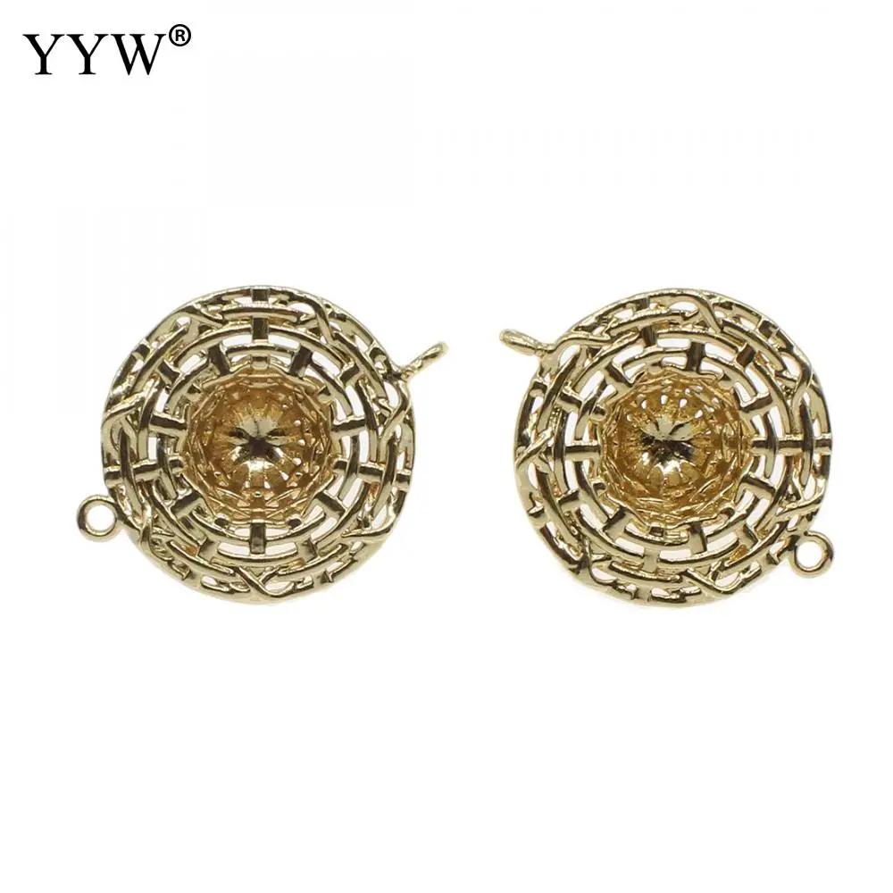 18 Pcs/Lot 21x27mm Gold Charms Pendant Bracelet Connectors For Diy Necklace Bracelet Jewelry Making Handmade Accessories