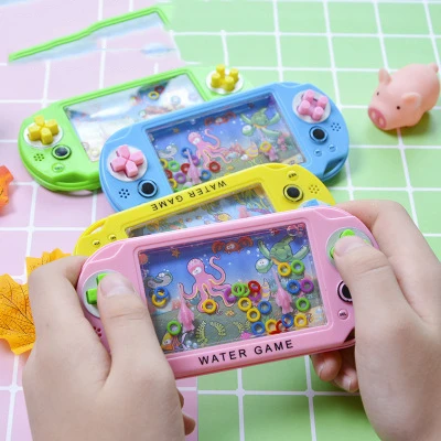 1PCS Retro Water Ring Game Machine Child Handheld Circle Toss Squeeze Toy Parent-Child Interactive | Игрушки и хобби