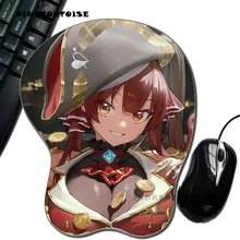 PINKTORTOISE Anime mousepad anime houshou marine environmental Silicon anime 3D mousepad  Mice Pad Ergonomic MousePad mat