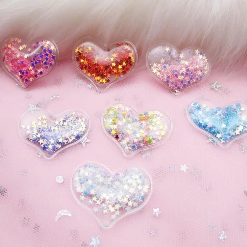 

12 шт., Детские блестящие зажимы для волос