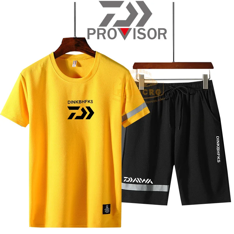 

2021 DAWA Fishing Clothes Fishing Shorts Men Breathable Fishing Short Sleeve Shirt Outdoor Ice Silk Summer Short Sleeve Shirt
