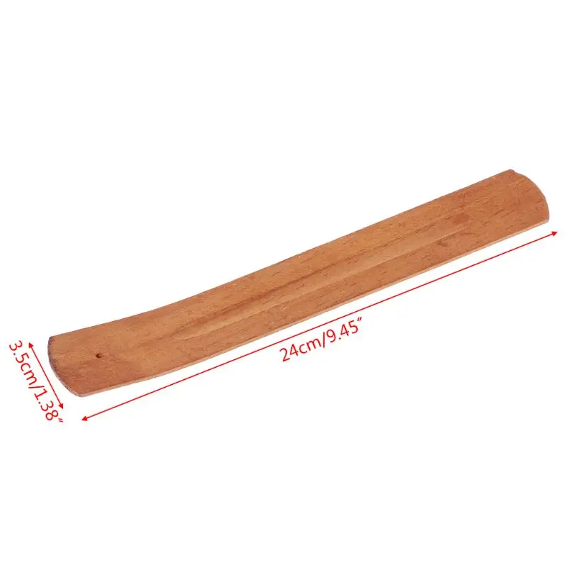 

Natural Wooden Incense Stick Holder Catcher Burner Holder Home Decoration P15D