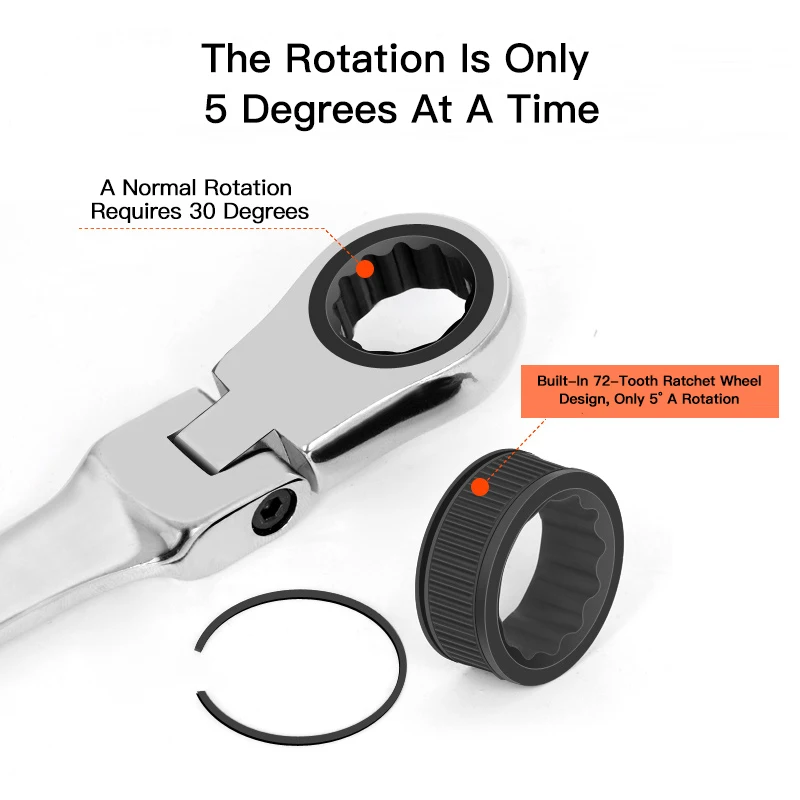 AIRAJ Ratchet разводной раздвижной гаечный ключ для гнездо набор инструментов