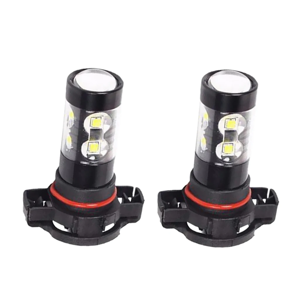2 шт 6000K LED H16 PS24W 5202 50W высокая мощность дневные Противотуманные фары для вождения