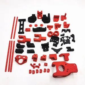 voron v0 1 3d printer e sun abs printed parts kit blackred 3d printed partscnc machined metal parts for the voron v0 1 free global shipping